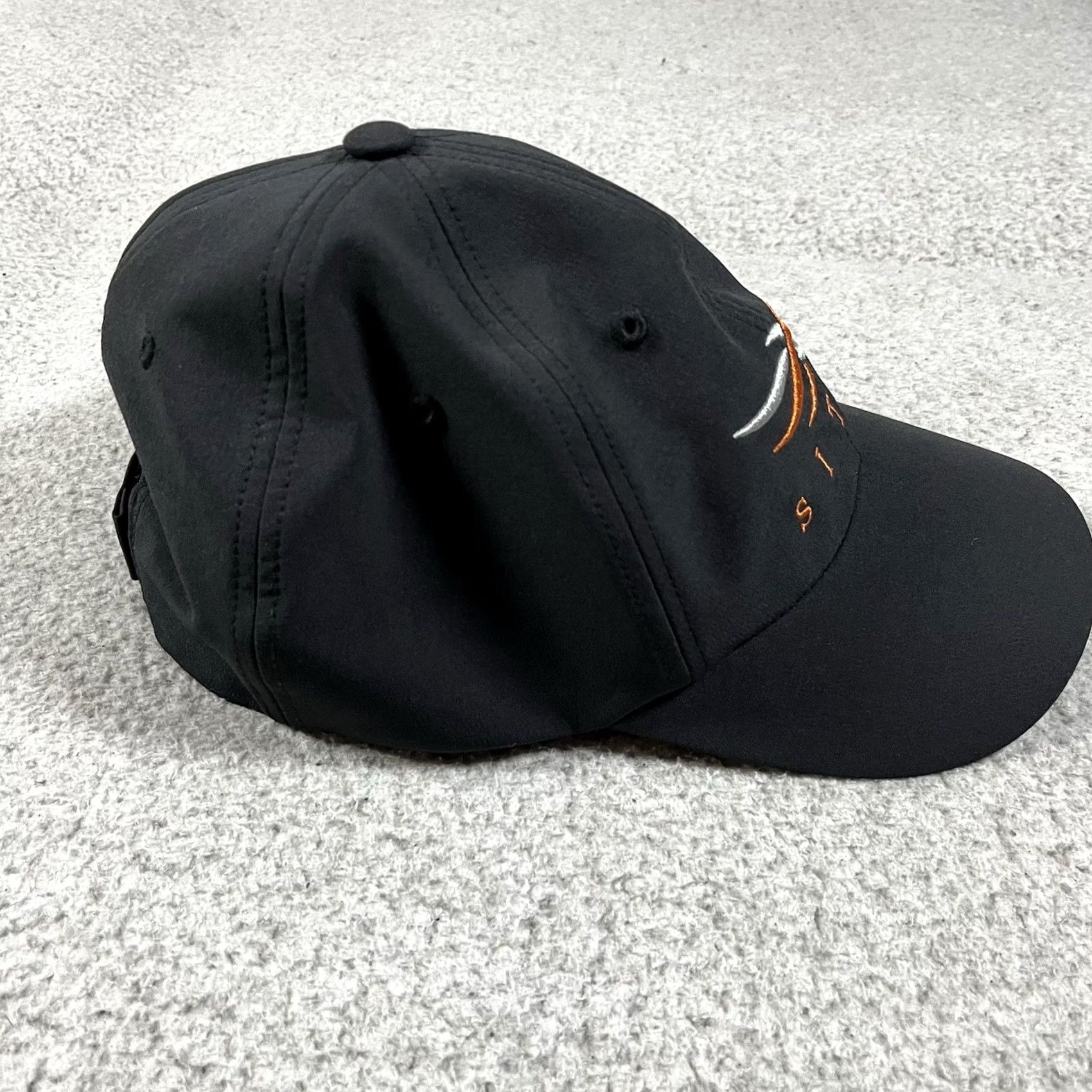 SITKA Sitka Gear Hat Black Adjustable Strapback Baseball Cap Men Hunting Outdoor Cap Size ONE SIZE - 4 Thumbnail
