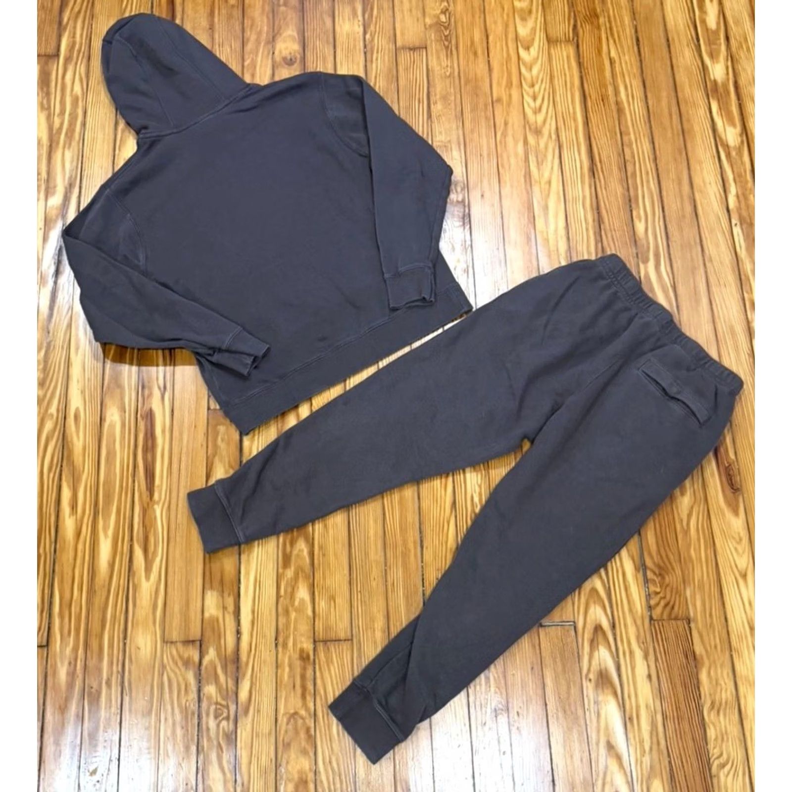 Nike Nike Sportswear Club Fleece Hoodie & Pants Brown Sweatshirt Tracksuit L Mens 90s Club Fleece Nike Sweatsuit Size US L / EU 52-54 / 3 - 2 Thumbnail