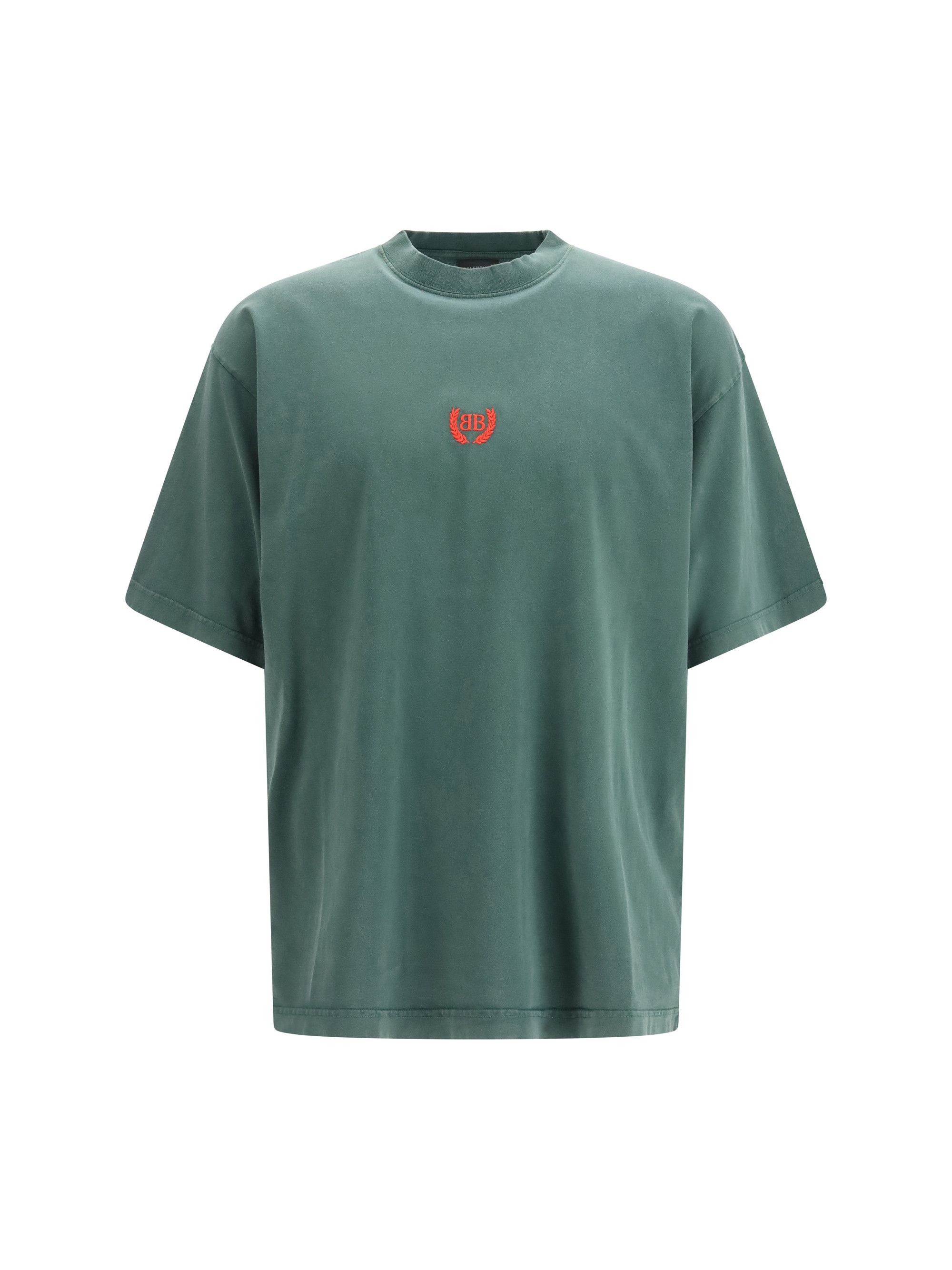Balenciaga BB logo embroidered T-Shirt Size US L / EU 52-54 / 3 - 1 Thumbnail
