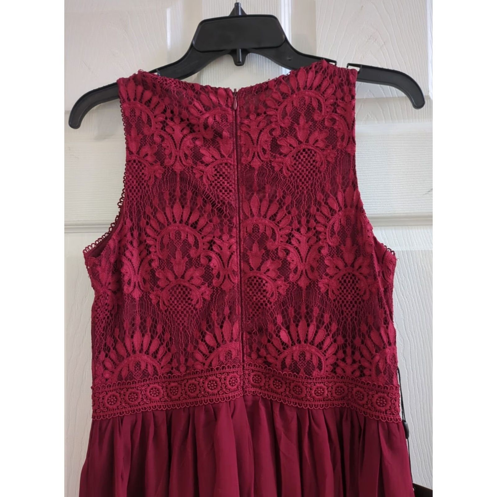 Vintage VINTAGE Ever pretty Lace Sequin Dress Ball Gown Night Party Cocktail Size 8 Red Womens NWT Size M / US 6-8 / IT 42-44 - 5 Thumbnail