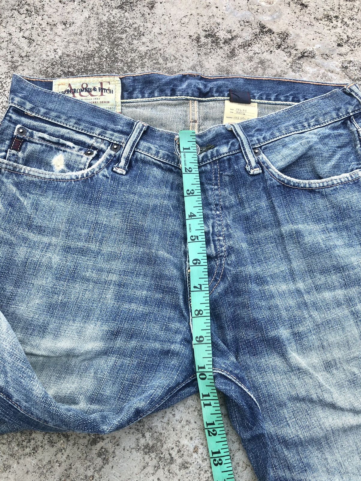 Abercrombie & Fitch FLARED⚡️⚡️A&F BAXTER DISTRESSED DENIM Size US 32 / EU 48 - 9 Thumbnail