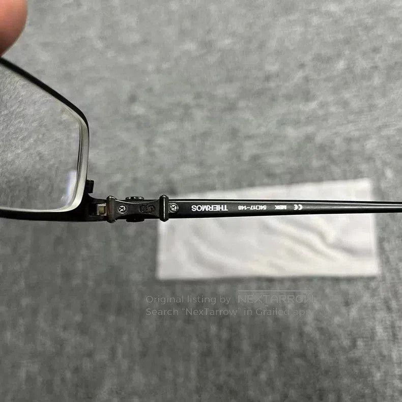 Chrome Hearts Chrome Hearts Black Alloy Cross Glasses. Size ONE SIZE - 4 Thumbnail