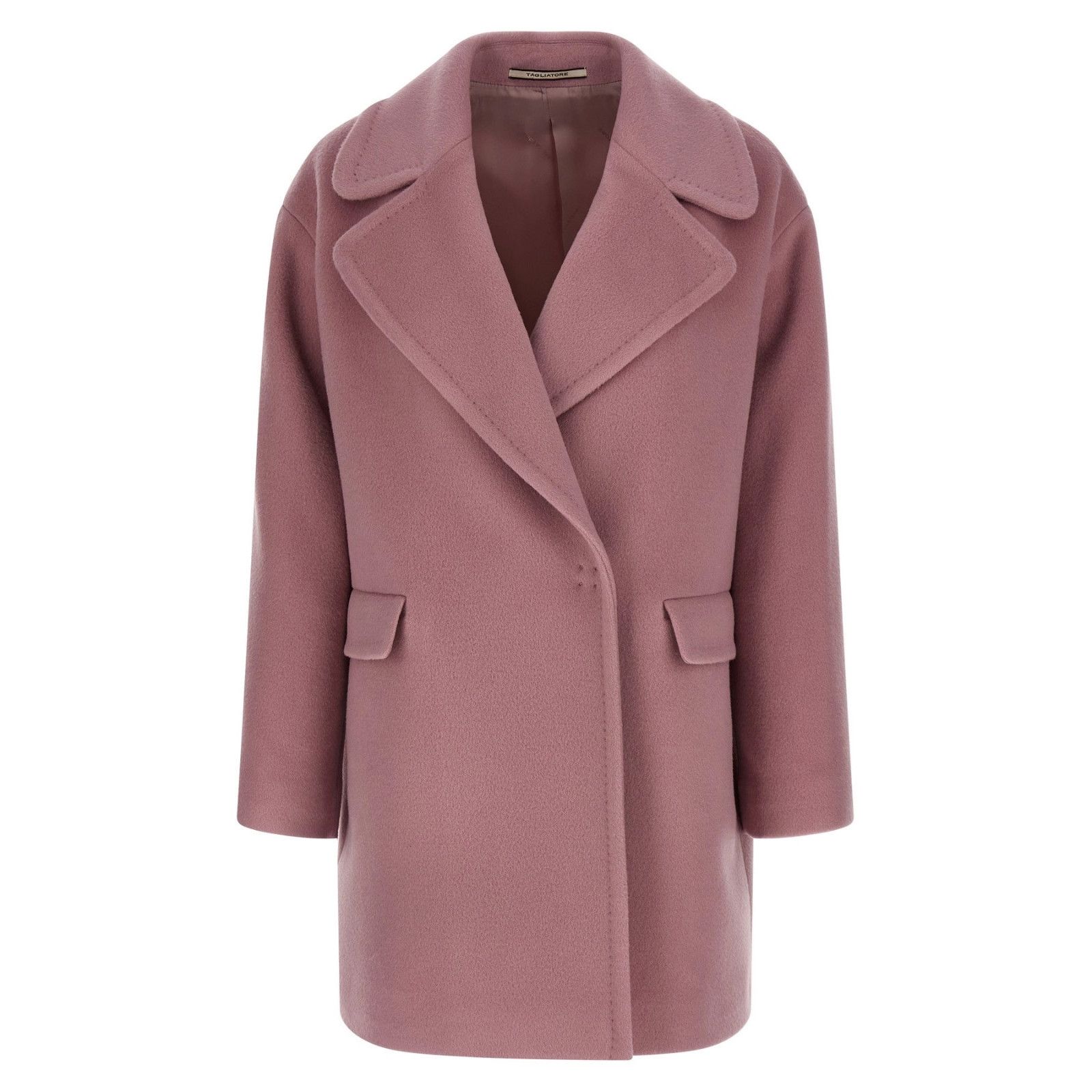 TAGLIATORE Astrid Pink Wool Coat New & Authentic (Women's si