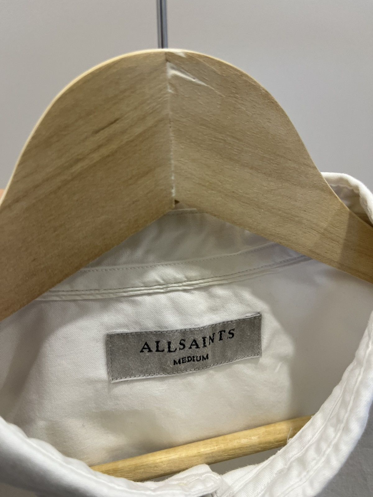 Allsaints Allsaints Shirt Short Sleeve Logo White Size US M / EU 48-50 / 2 - 5 Thumbnail