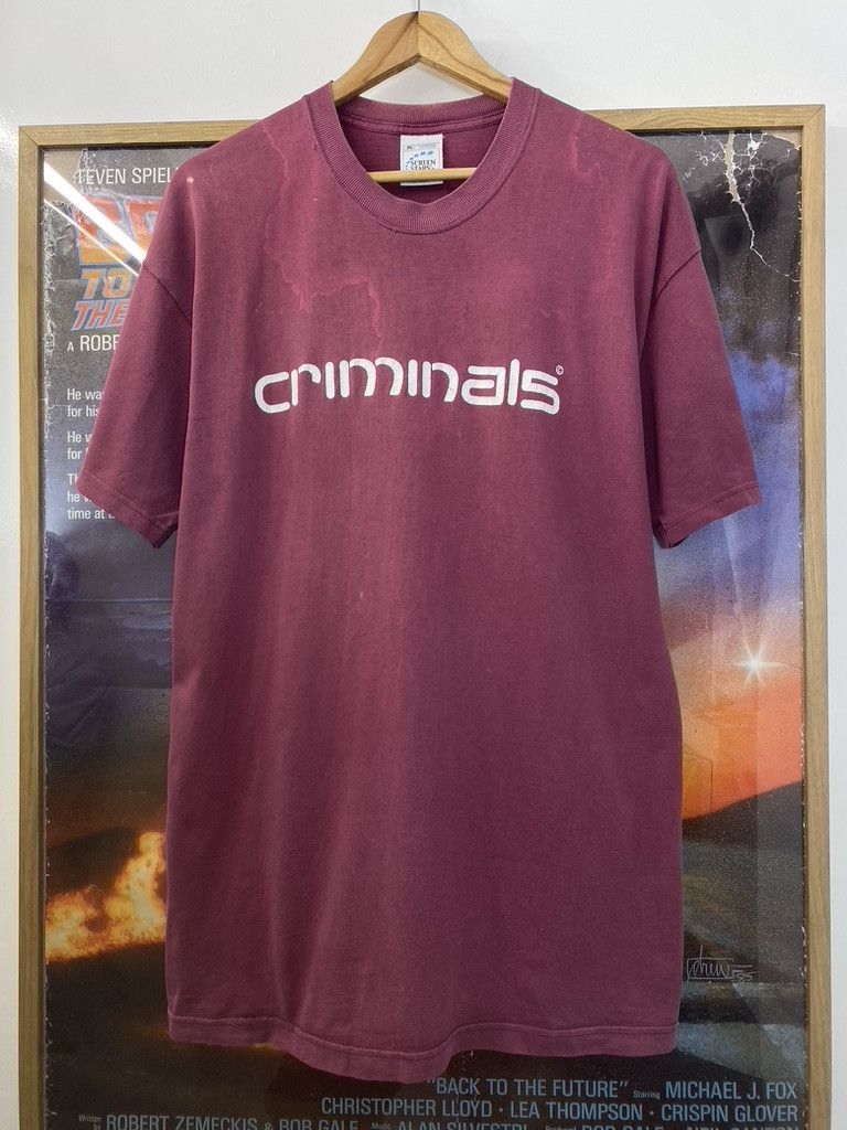 Fruit Of The Loom 90s Vintage Fun Lovin’ Criminals Carhartt Parody T Shirt Size US XL / EU 56 / 4 - 1 Thumbnail