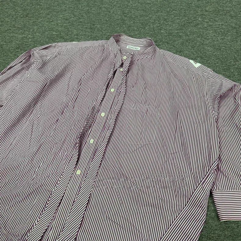 Balenciaga Balenciaga Back Letter Logo Striped Shirt Size XS / US 0-2 / IT 36-38 - 2 Thumbnail