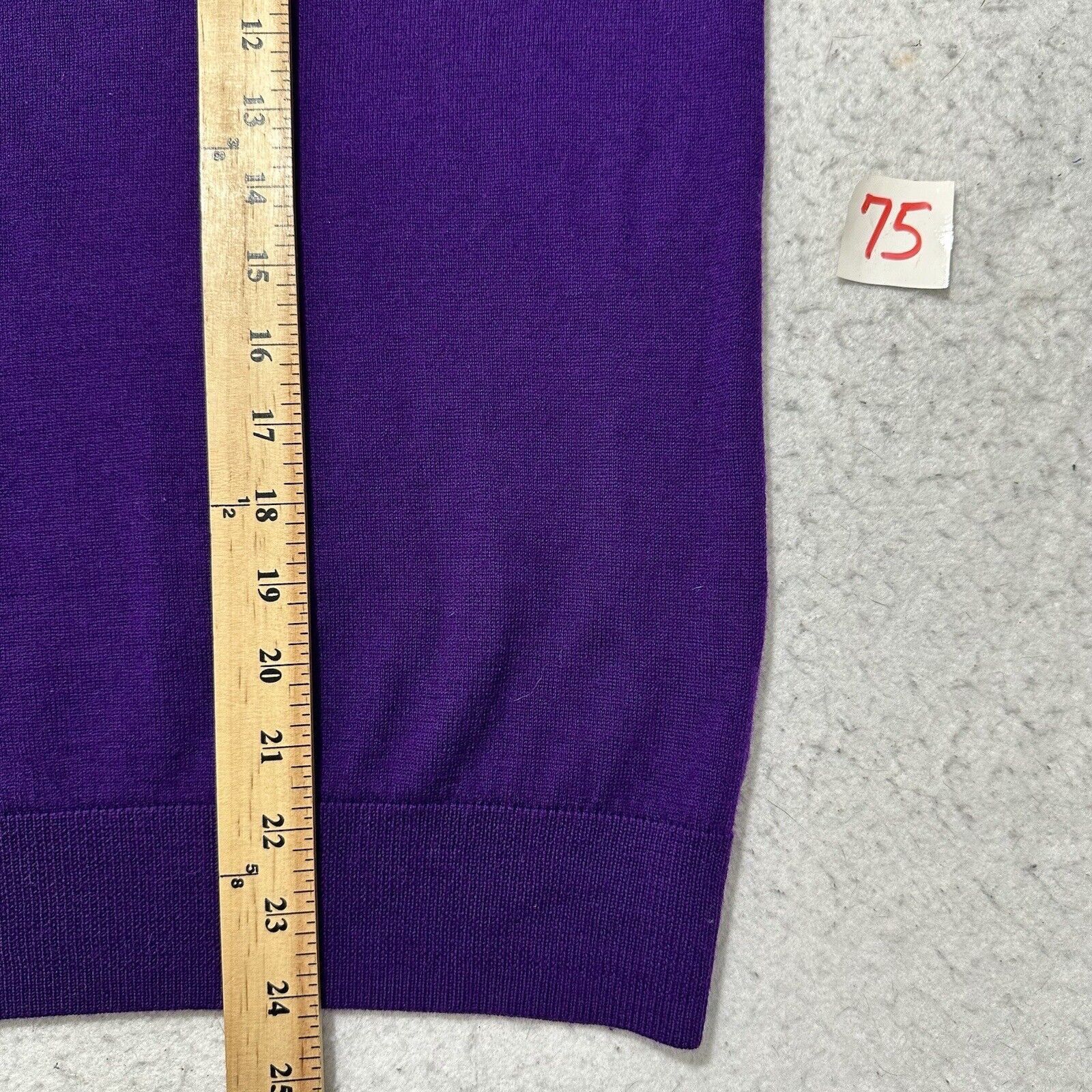 Other Dunning Golf Small Merino Wool V-Neck Purple Sweater Size US S / EU 44-46 / 1 - 10 Thumbnail