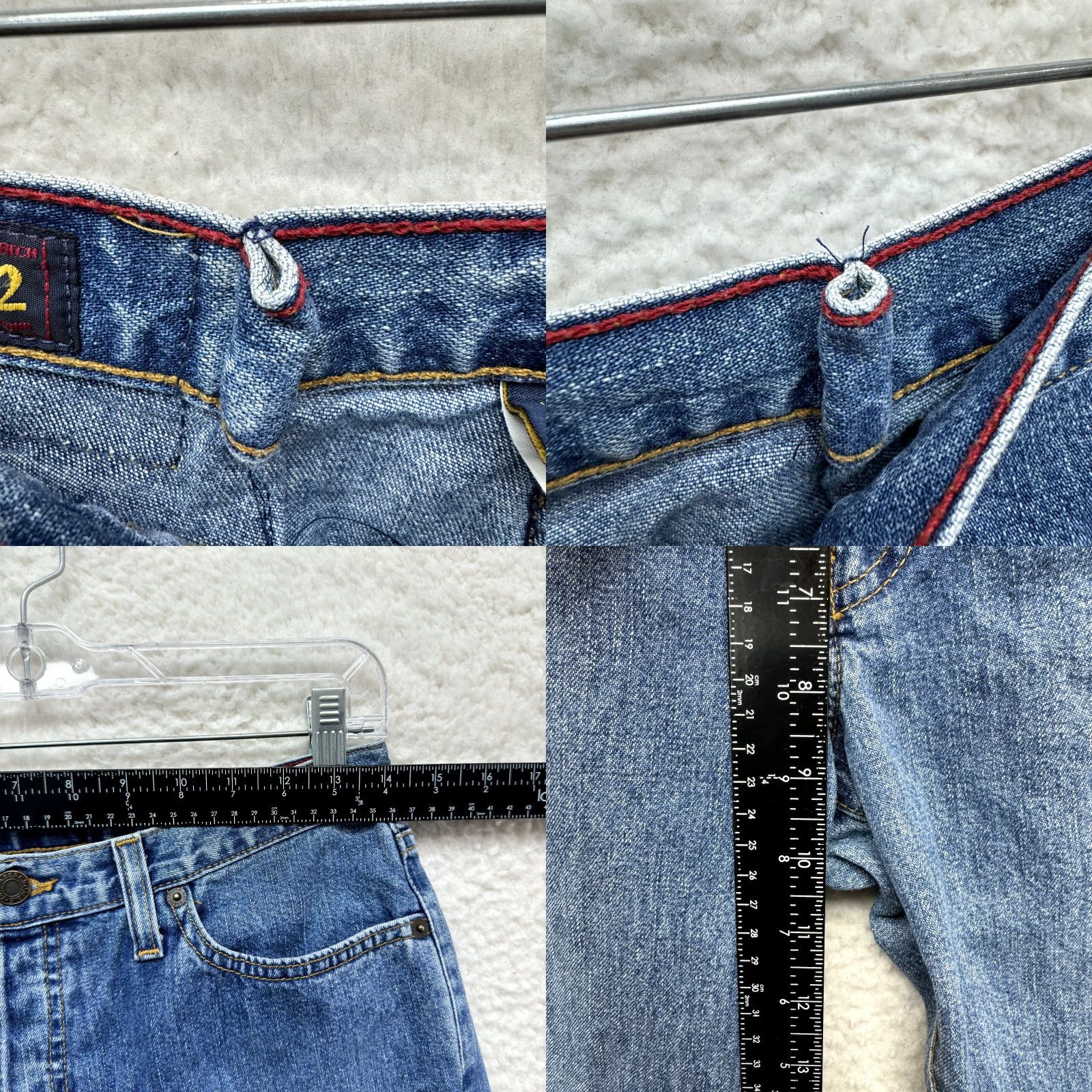 Abercrombie & Fitch VINTAGE Abercrombie Jeans 6 Womens Bootcut Flare Mid Rise Medium Wash Denim Jeans fits 1990s Womens Size 28" / US 6 / IT 42 - 8 Thumbnail