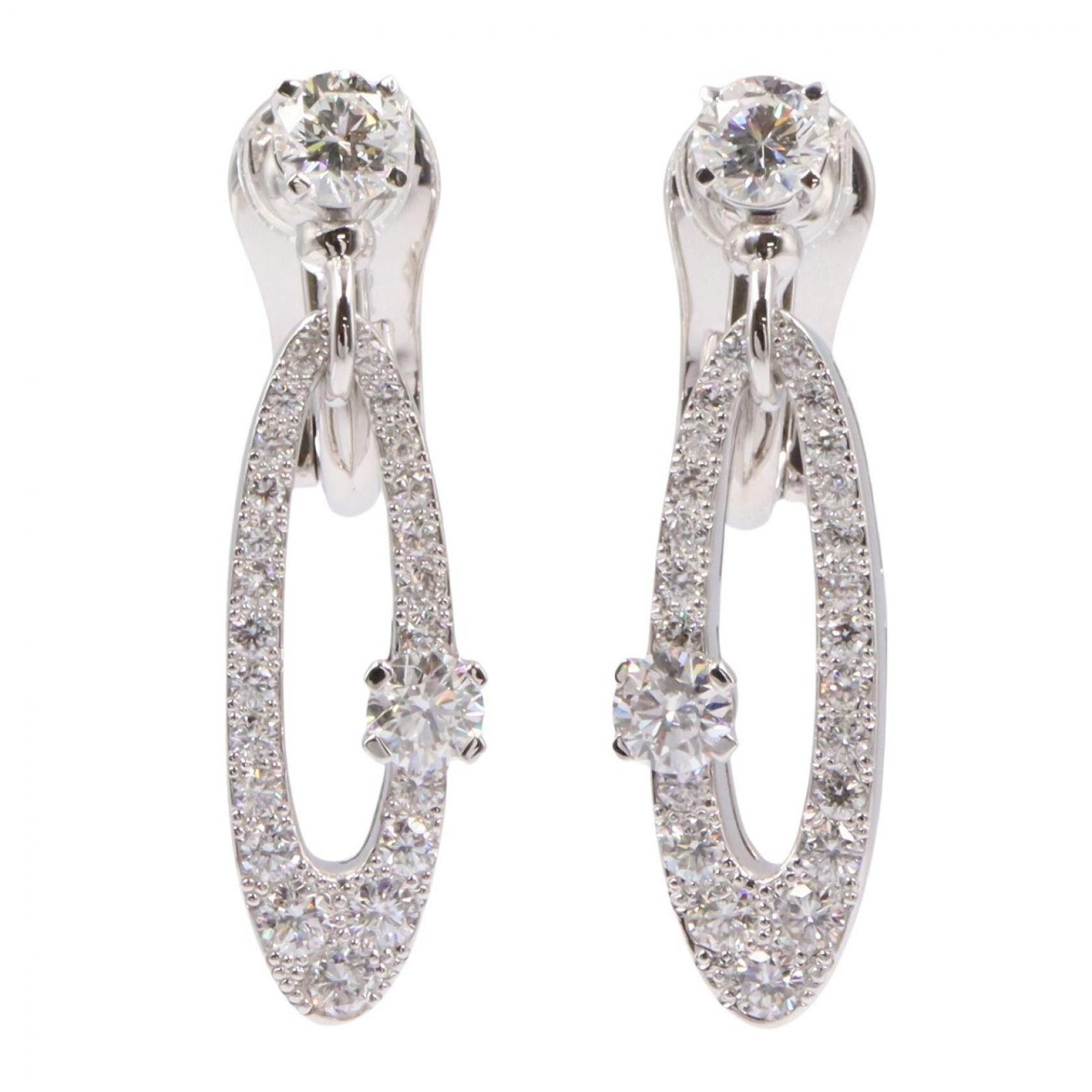 Bvlgari Bvlgari BVLGARI Elysia Au750 Diamond Earrings Precious Metal Earrings DUTY FREE for USA Size ONE SIZE - 1 Thumbnail