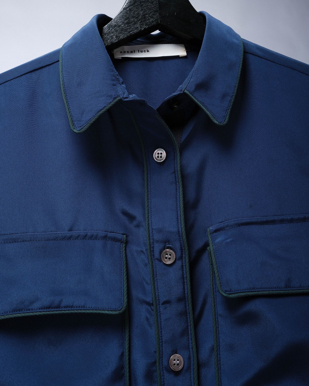 Sacai Sacai Luck Pleated Shirt Size M / US 6-8 / IT 42-44 - 6 Thumbnail