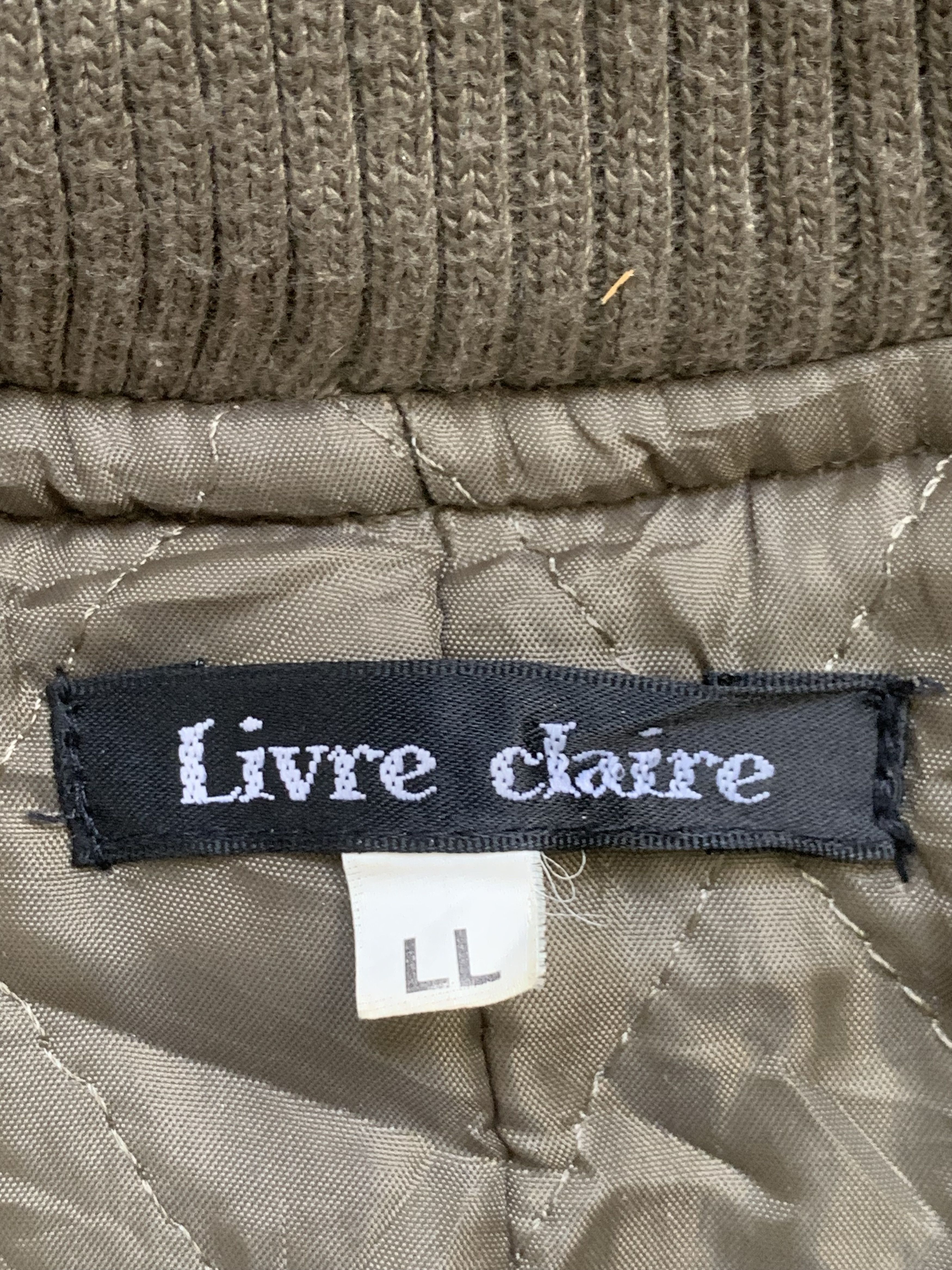 Japanese Brand × Other Rare Design Vintage Livre Claire Bombers Jacket Size L / US 10 / IT 46 - 4 Thumbnail
