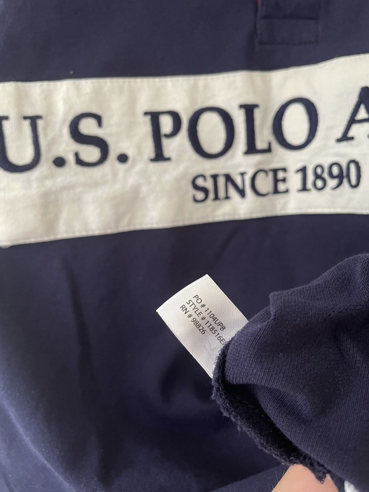 U.S. Polo Assn. Vintage Big Logo Polo Ralph Lauren USA #3 Chief Keef Size US L / EU 52-54 / 3 - 10 Thumbnail