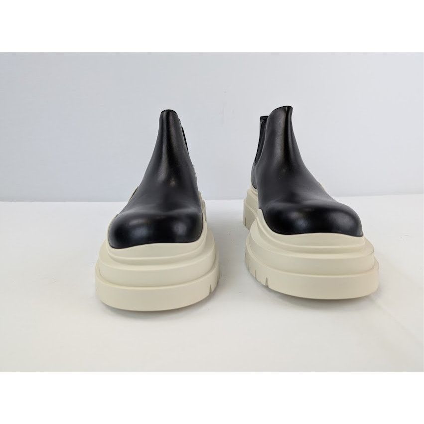 Bottega Veneta o1rshd1 Tire Chelsea Boots in Black / Sea Salt Size US 10 / EU 43 - 9 Thumbnail