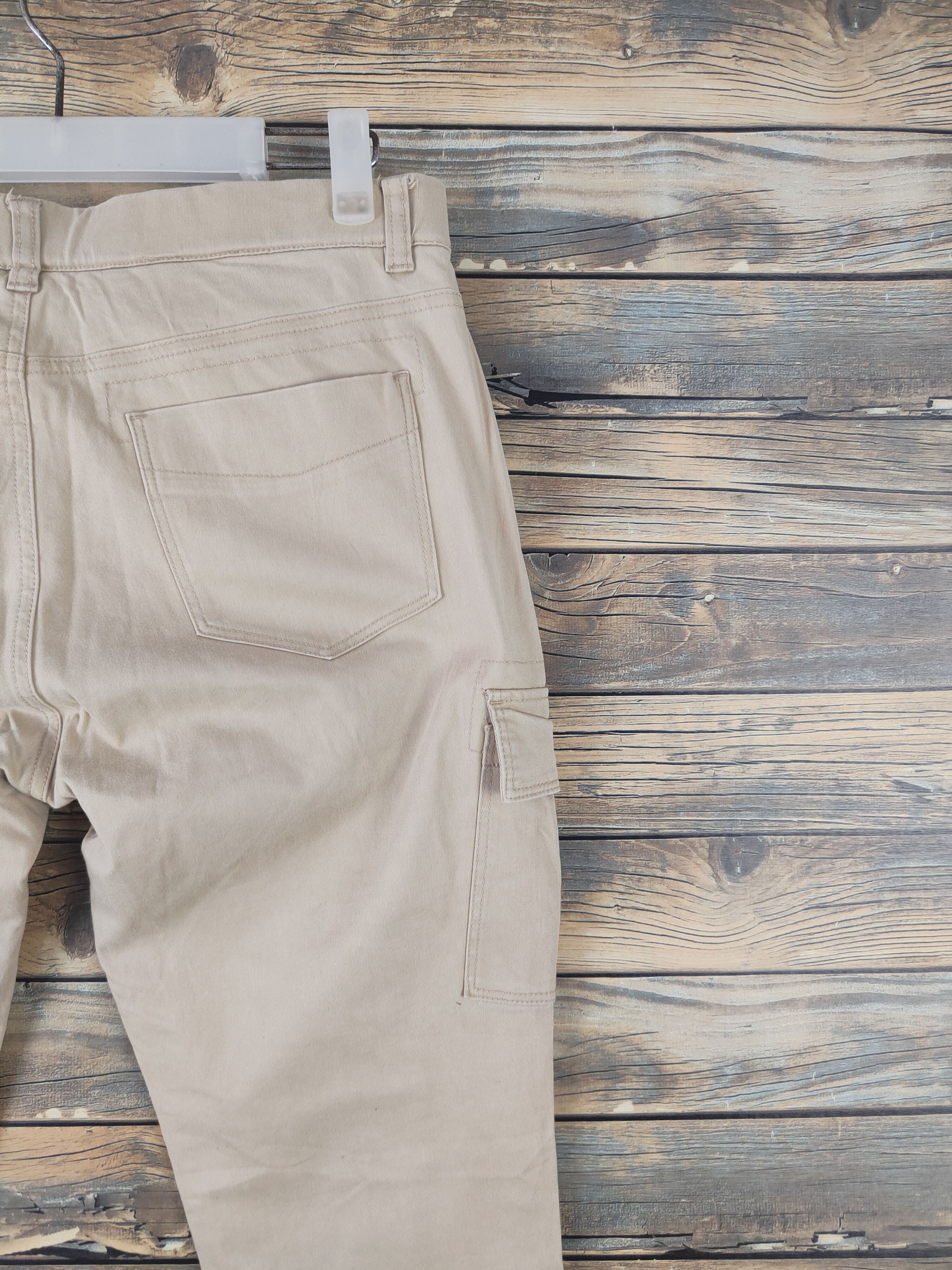 Japanese Brand DL Japanese Brand Beige Multipocket Cargo Pants #1793 Size 29" - 10 Thumbnail