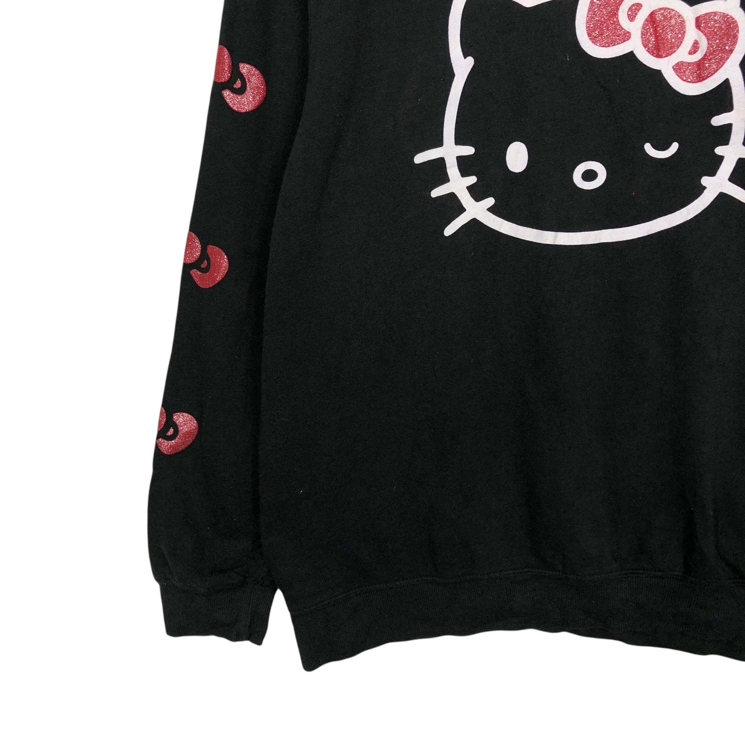 Japanese Brand 📌Vintage Sweatshirt Hello Kitty Big Logo Design Size US XL / EU 56 / 4 - 5 Thumbnail