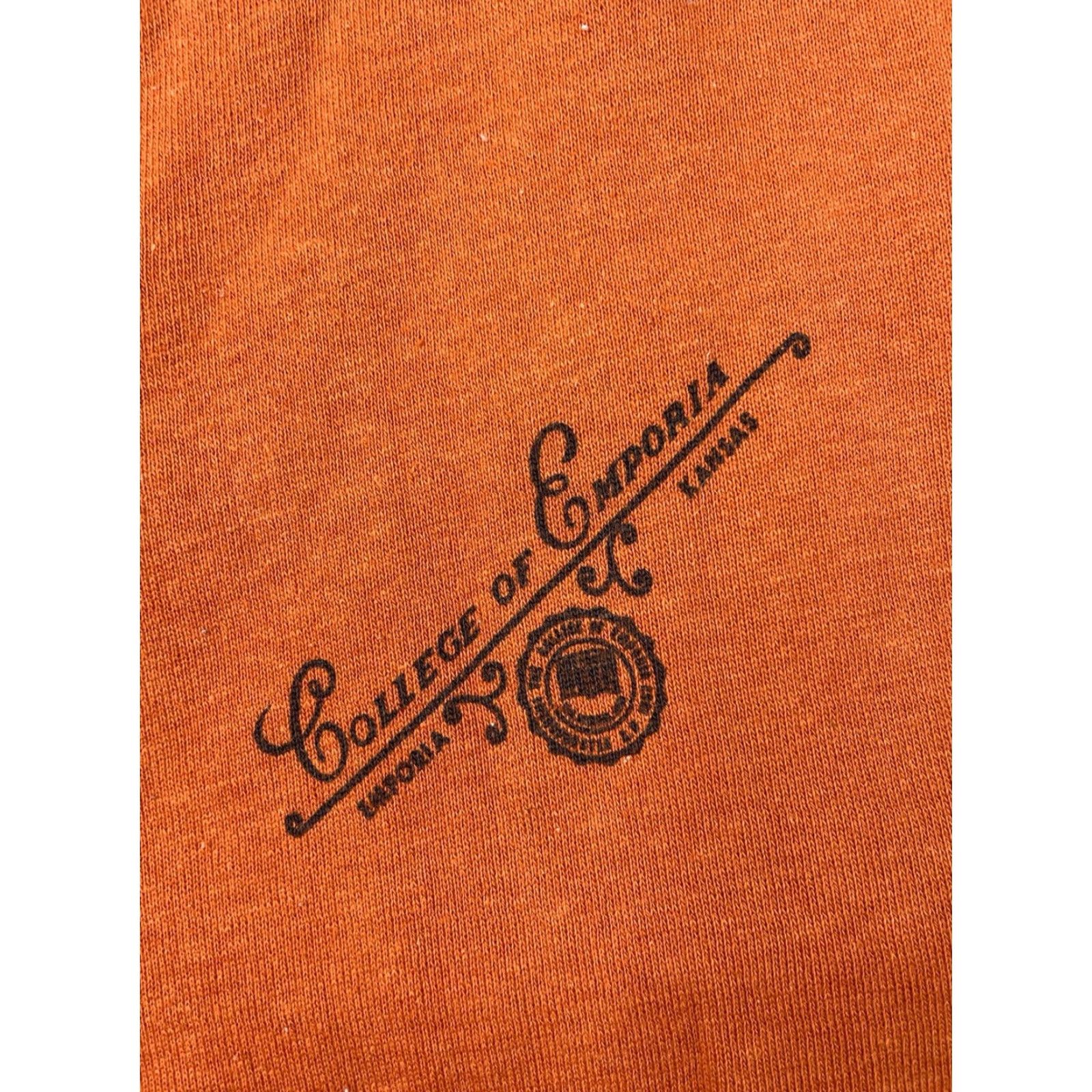 Champion VINTAGE Champion Sweatshirt Short Sleeve College Of Emporia Kansas Medium Size US M / EU 48-50 / 2 - 5 Thumbnail