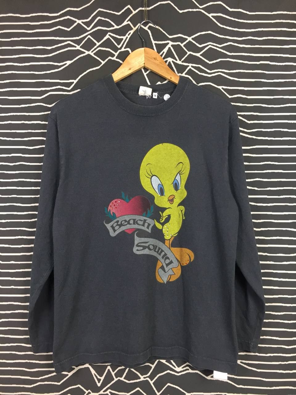 Cartoon Network × Vintage × Warner Bros Vtg Beach Sound X Looney Tunes Tweety Bird Cartoon Tee Size US M / EU 48-50 / 2 - 2 Thumbnail