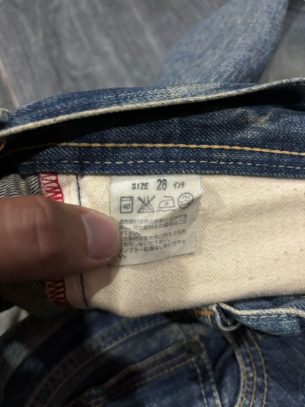 Levi's × Vintage Y2k Vintage Levi’s Japan Faded Cropped Cut Jeans Size US 28 / EU 44 - 5 Thumbnail