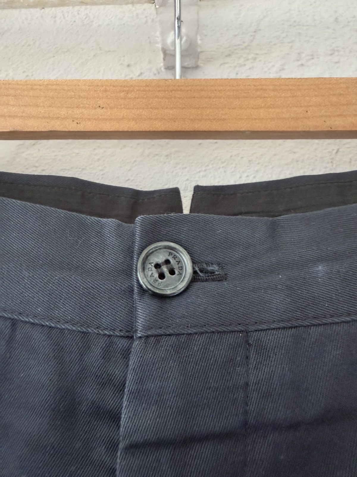 Prada Prada Slim Navy Cotton Trousers Tailored Fit Size US 34 / EU 50 - 7 Thumbnail