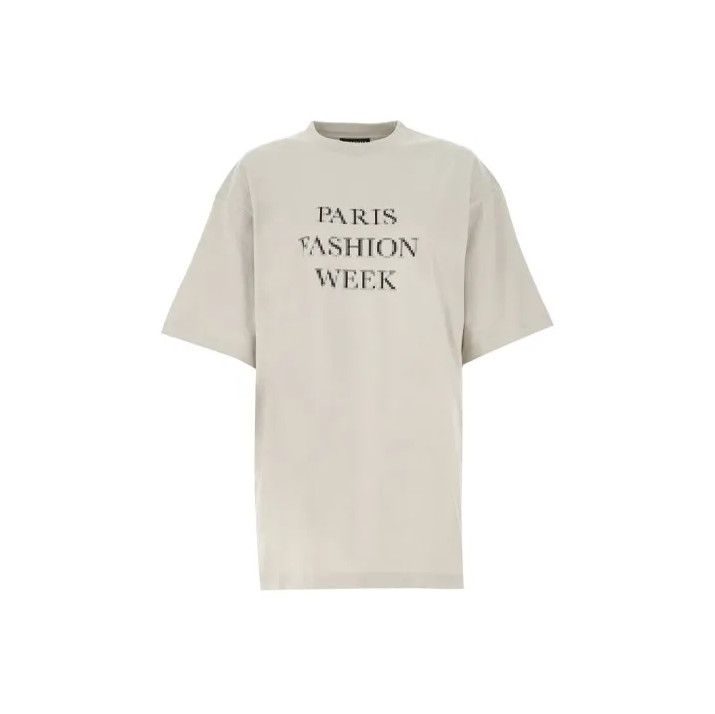 Balenciaga Balenciaga Gray Logo Pattern Short Sleeve T-Shirt Size US XS / EU 42 / 0 - 1 Thumbnail