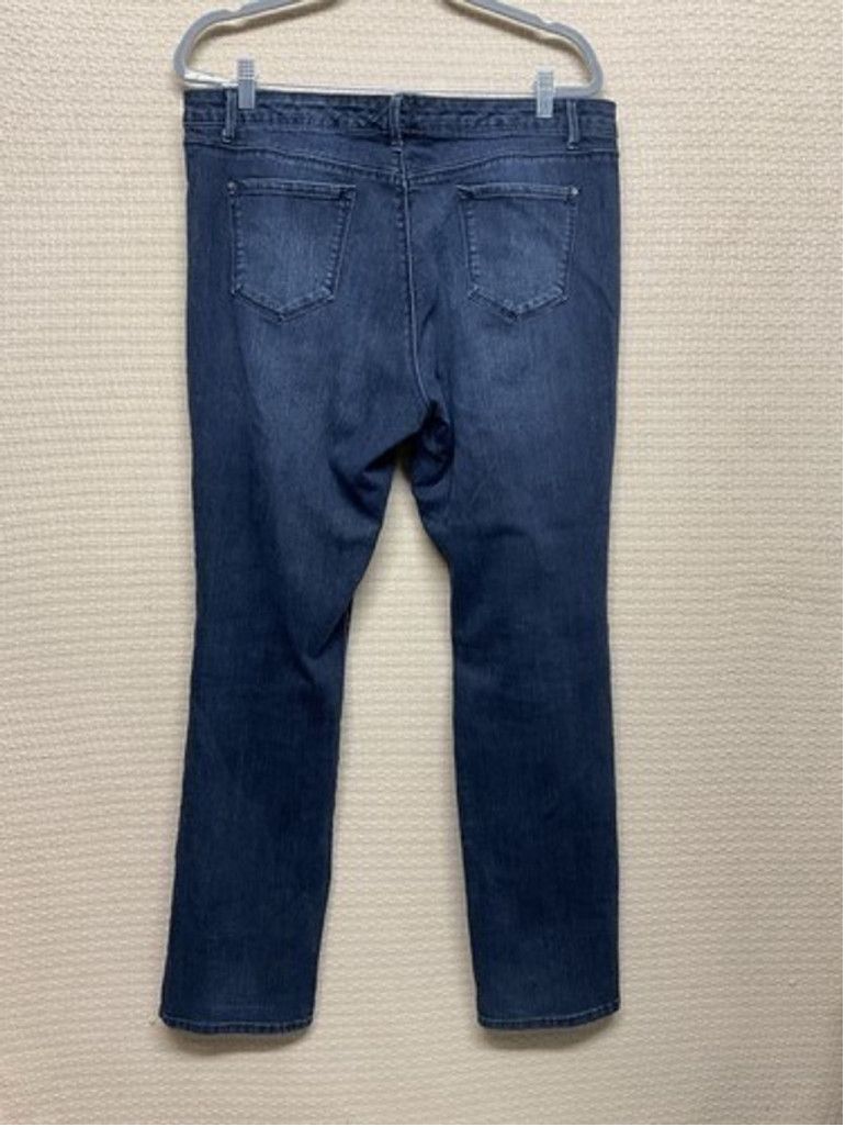 Kim Kardashian Kardashian Missy Premium MidRise Straight Jeans Women Size16 Size 38" / US 16 / IT 52 - 8 Thumbnail