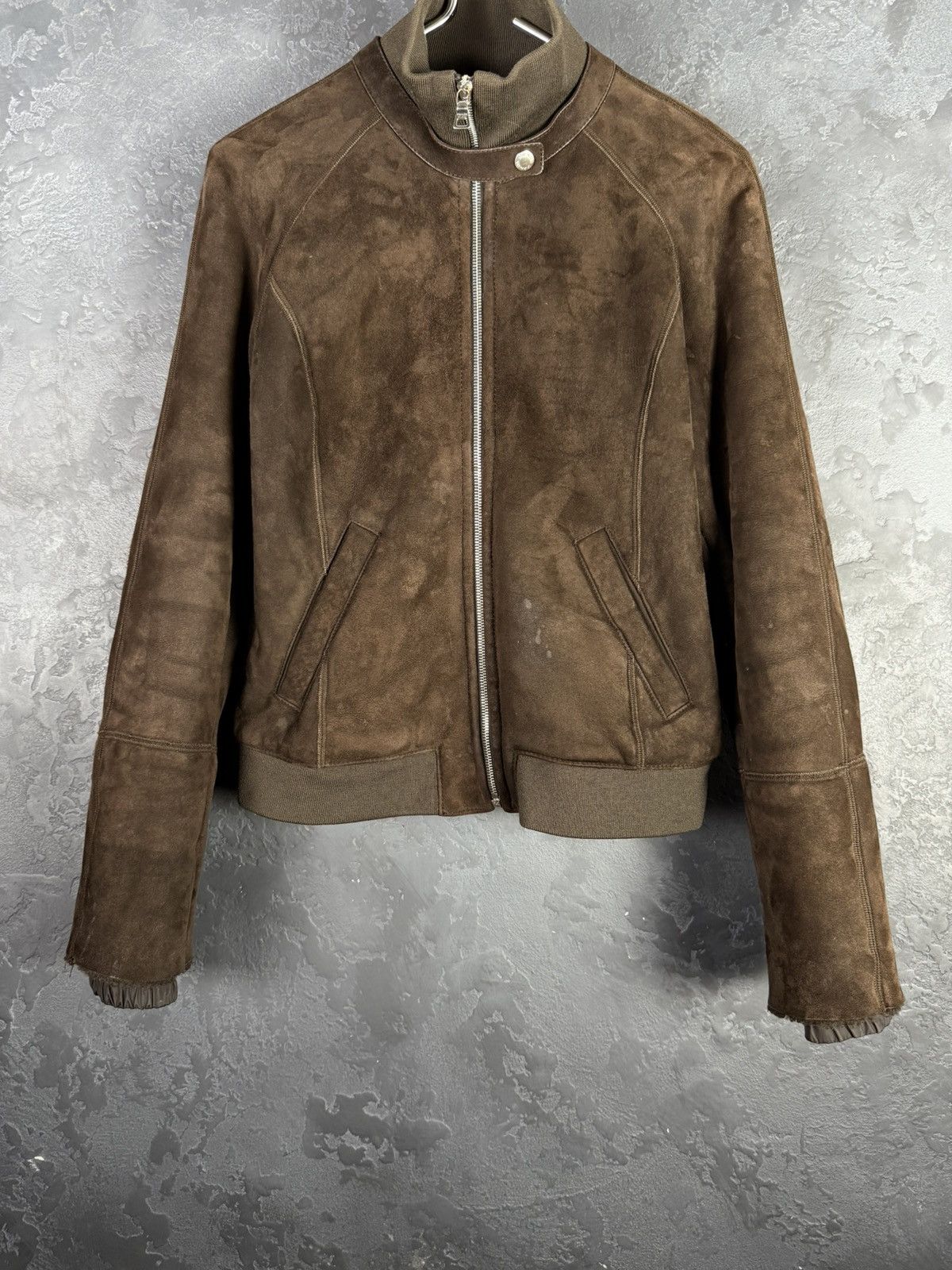 Prada 2000s Prada Brown Shearling Leather Jacket Women's Size L / US 10 / IT 46 - 7 Thumbnail