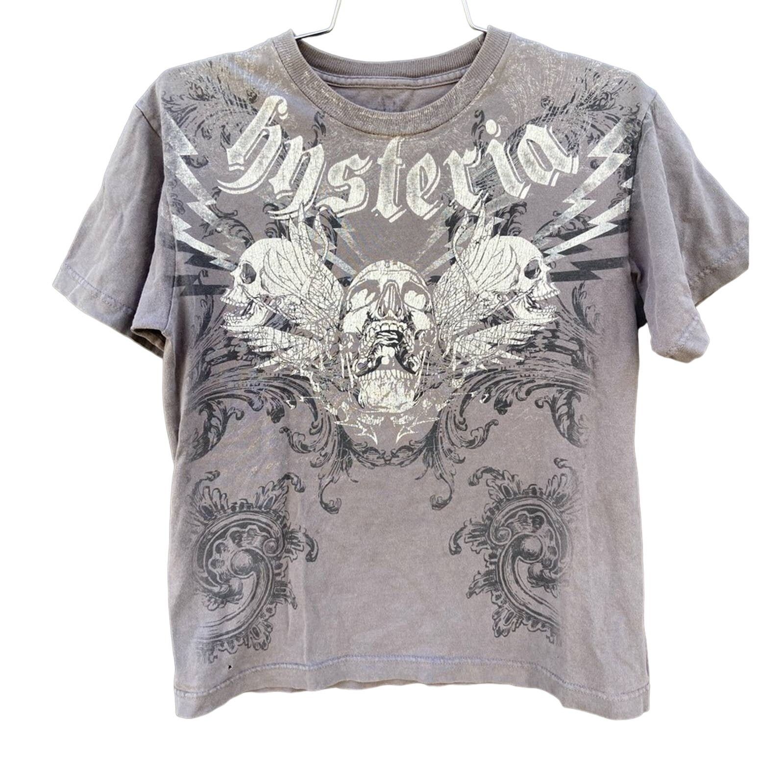Vintage VTG Hysteria t-shirt— Affliction-esque Size L / US 10 / IT 46 - 1 Thumbnail