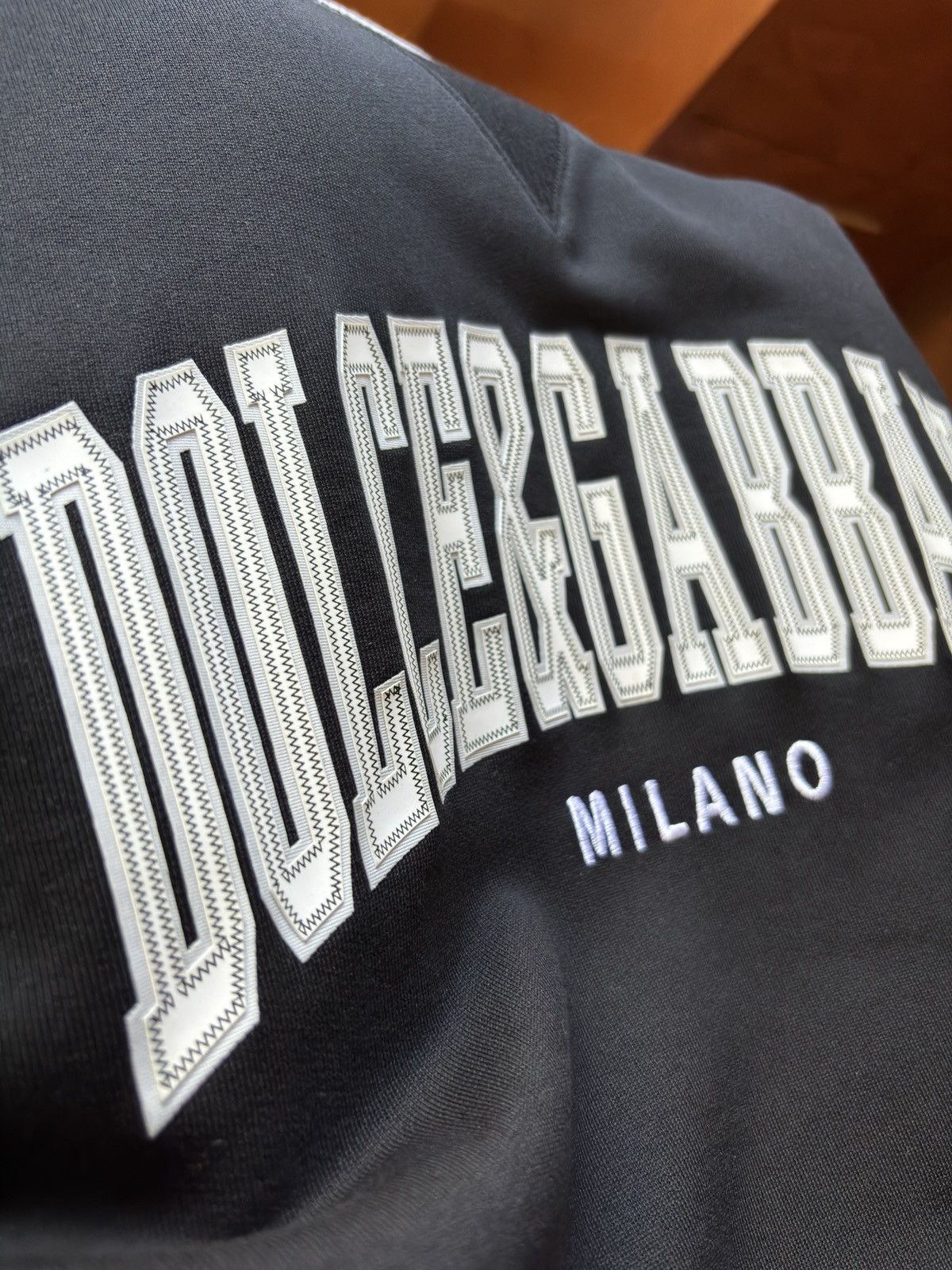 Dolce & Gabbana Dolce & Gabbana Logo Appliqué Varsity Sweatshirt Size US XS / EU 42 / 0 - 5 Thumbnail
