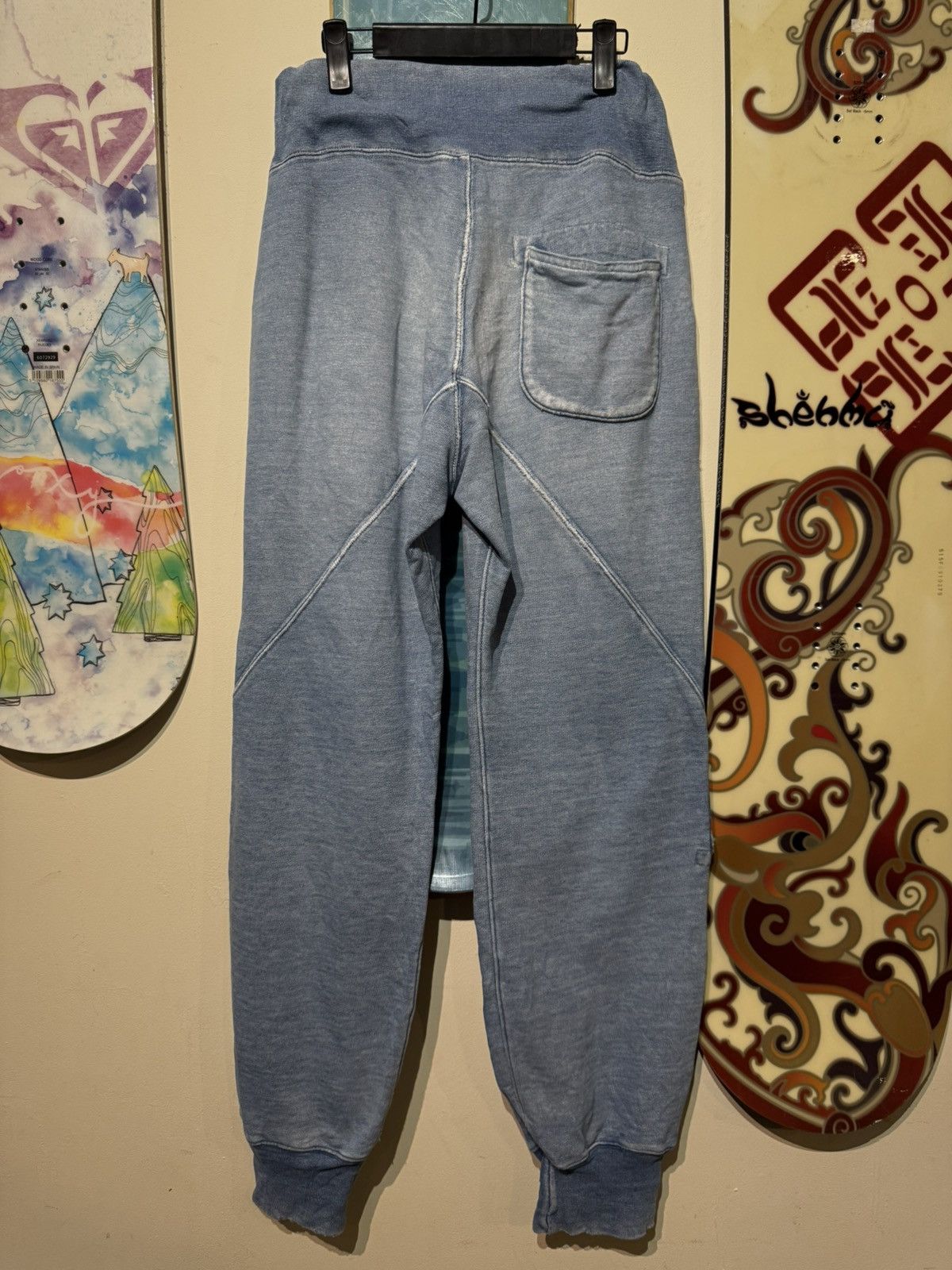 Kapital KAPITAL Vintage Indigo Cargo Sweatpants Japan Size US 34 / EU 50 - 1 Thumbnail
