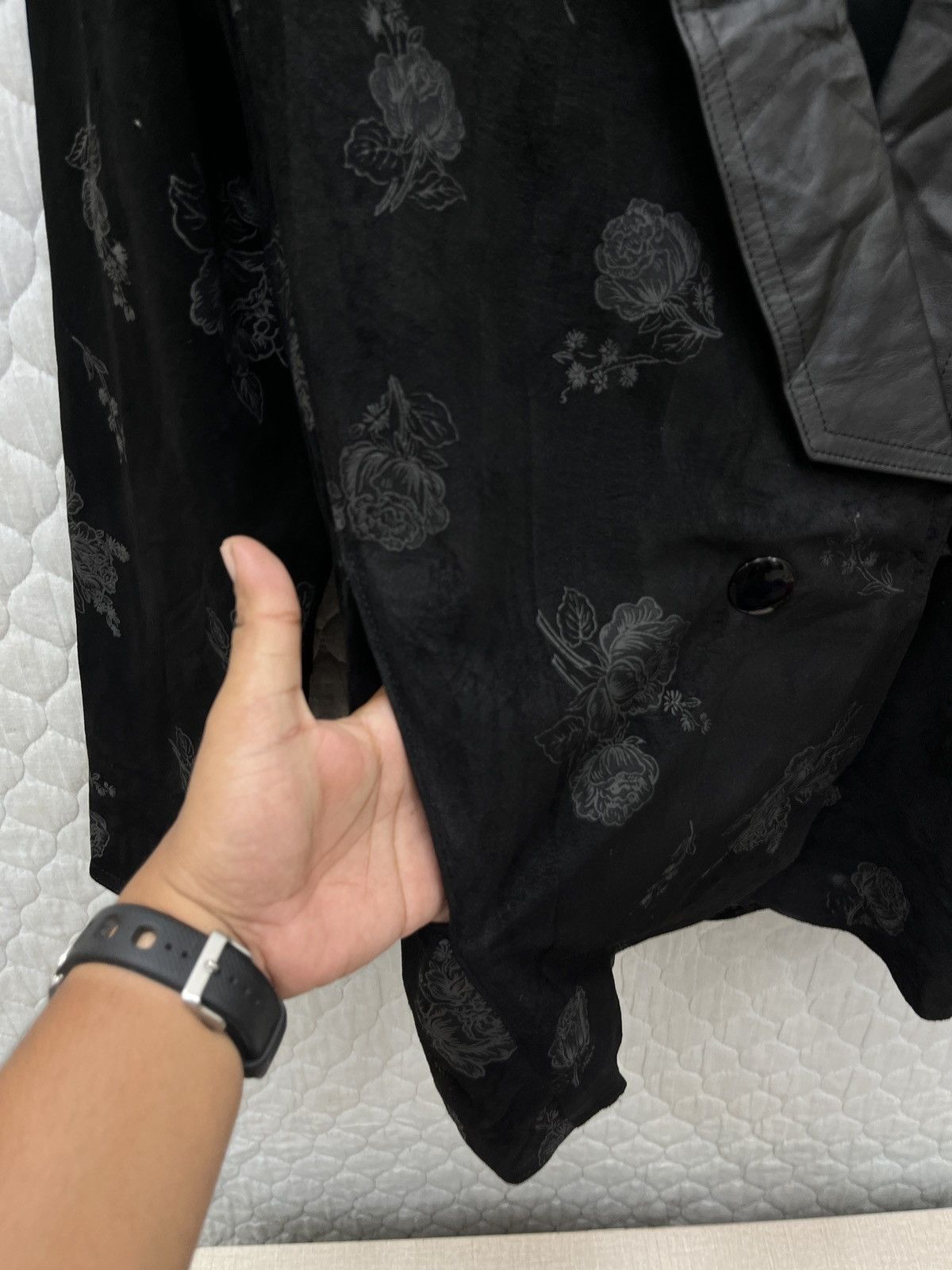Vintage 🔥🔥🔥ARCHIVE VTG JAPANESE TRADITIONAL FLORAL LEATHER JACKET Size L / US 10 / IT 46 - 10 Thumbnail