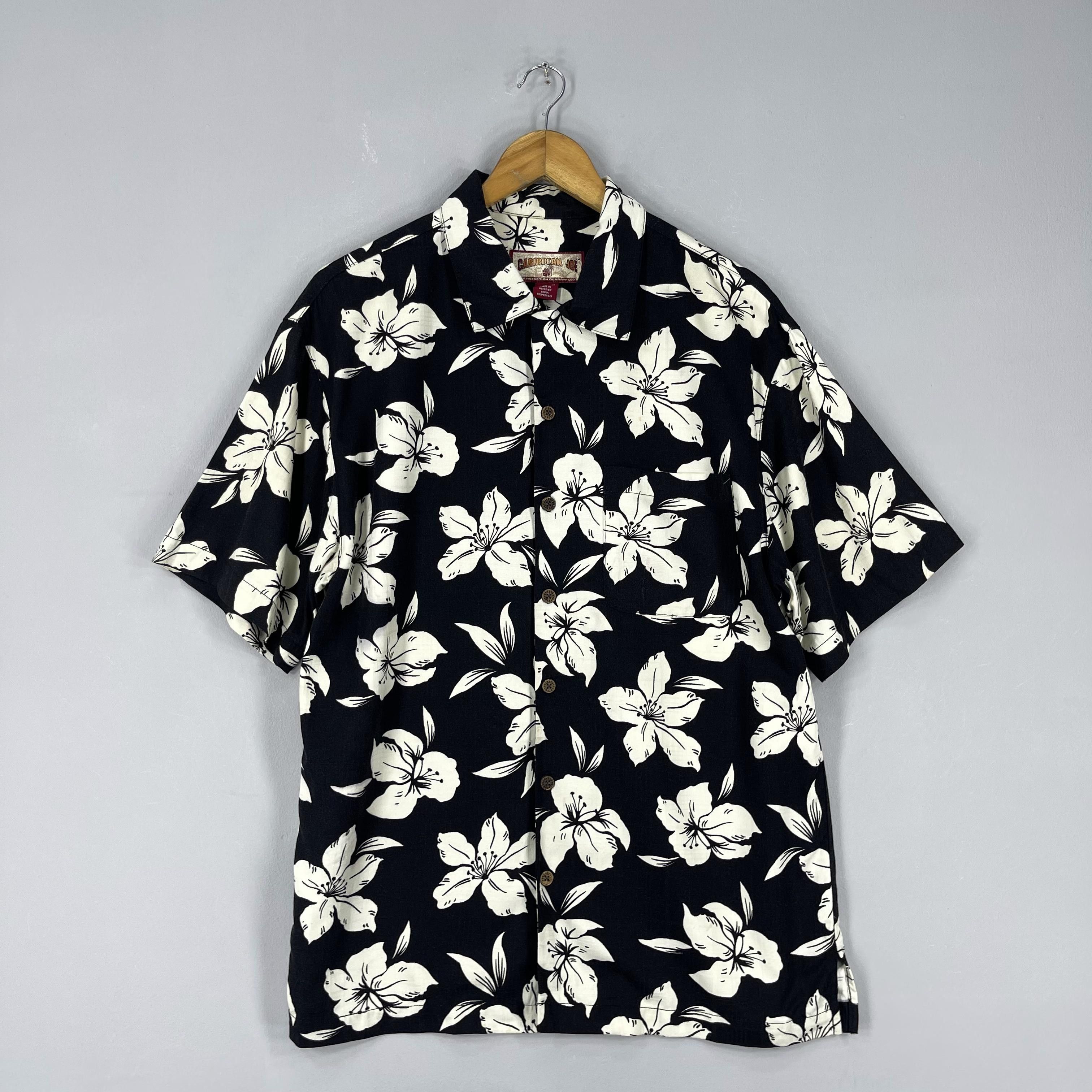 Vintage Vintage CARRIBEAN JOE Hibiscus Floral Motive Shirt Size US M / EU 48-50 / 2 - 4 Thumbnail