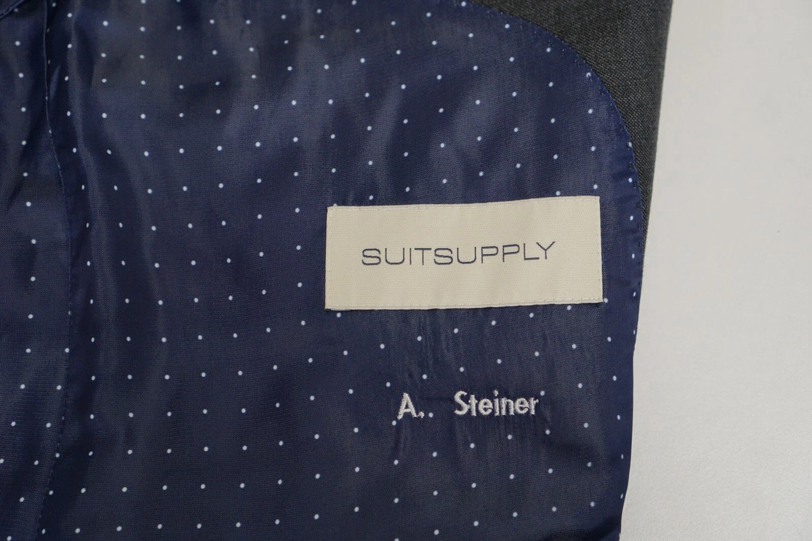 Suitsupply Men Suitsupply Blazer La Spalla Grey Vitale Barberis US50S Size 50S - 5 Thumbnail