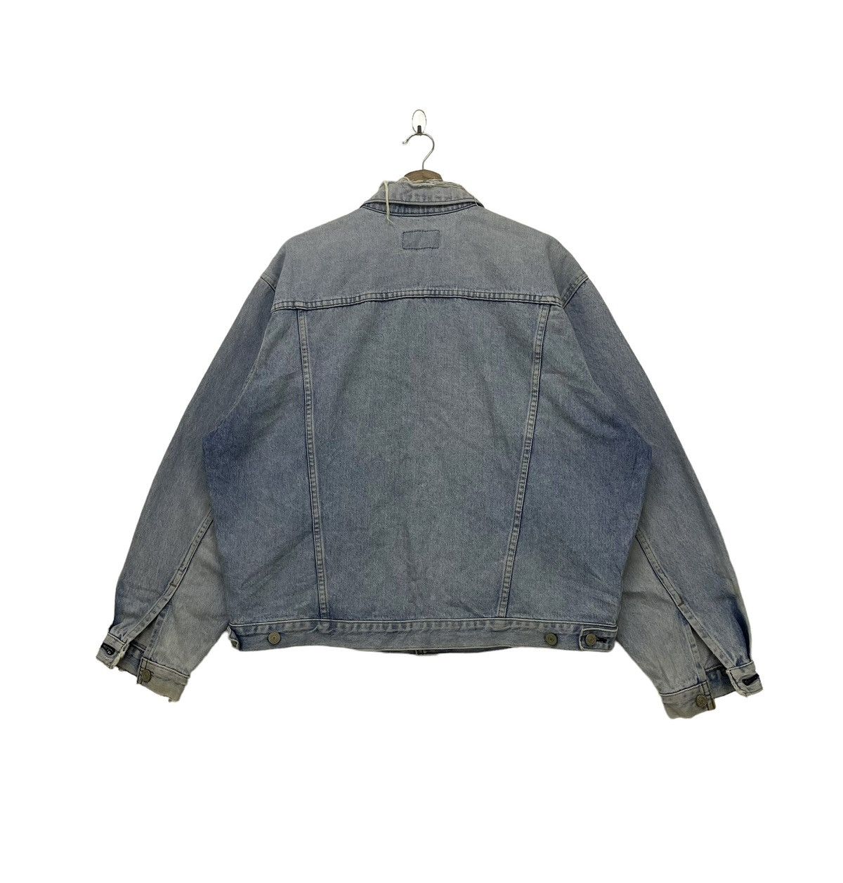 Levi's × Vintage Vintage Distressed Levis Orange Tab Trucker Jacket Size US L / EU 52-54 / 3 - 2 Thumbnail
