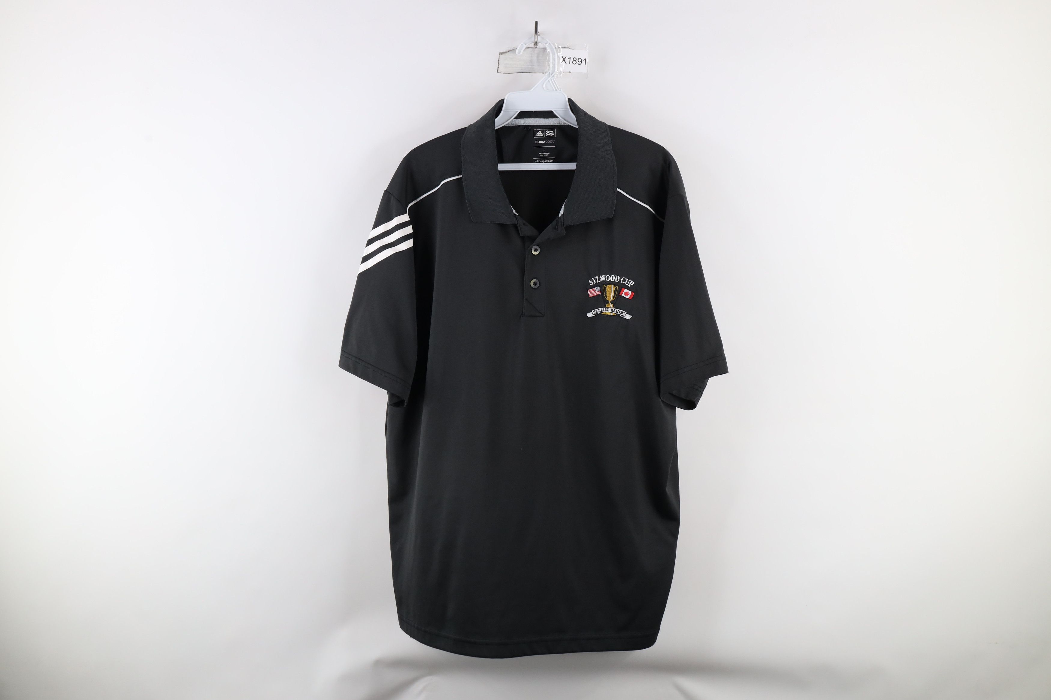 Adidas × Vintage Adidas Golf Sylwood Cup Highland Meadows Golfing Polo Shirt Size US L / EU 52-54 / 3 - 1 Thumbnail