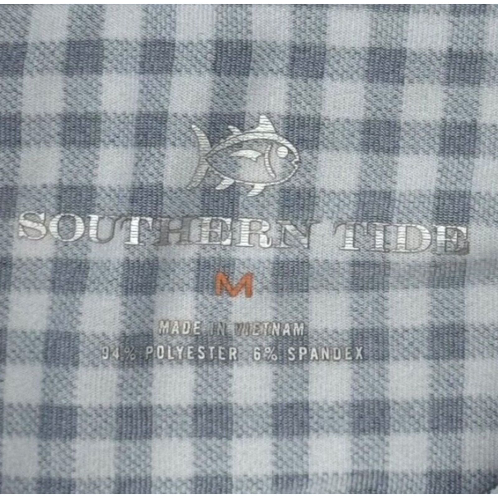 Southern Tide Southern Tide Shirt Polo Men's S/S Button Blue Gingham Check Medium Size US M / EU 48-50 / 2 - 3 Thumbnail