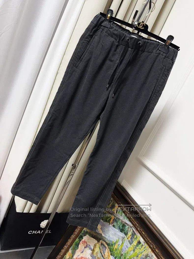 Brunello Cucinelli Brunello Cucinelli Charcoal Gray and Khaki Edged Hooded Zi Size XS / US 0-2 / IT 36-38 - 7 Thumbnail