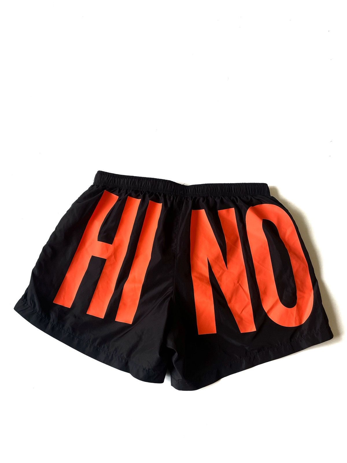 Moschino Moschino Big Logo Black Men Swimming Polyester Shorts Size M Size US 31 - 5 Thumbnail