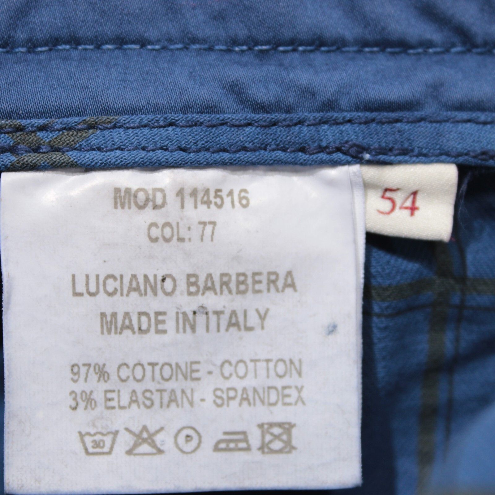 Luciano Barbera Luciano Barbera New with tags Chino Size 38 US In Blue Size US 38 / EU 54 - 6 Thumbnail