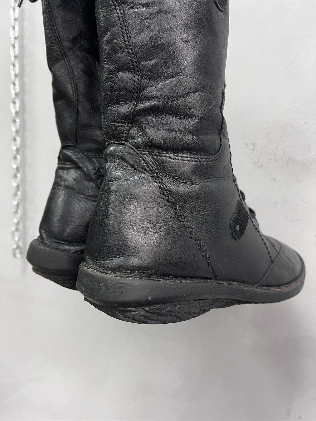Other Ann demeulemeester style leather moto boots archive 2000s Size US 8 / EU 41 - 4 Thumbnail