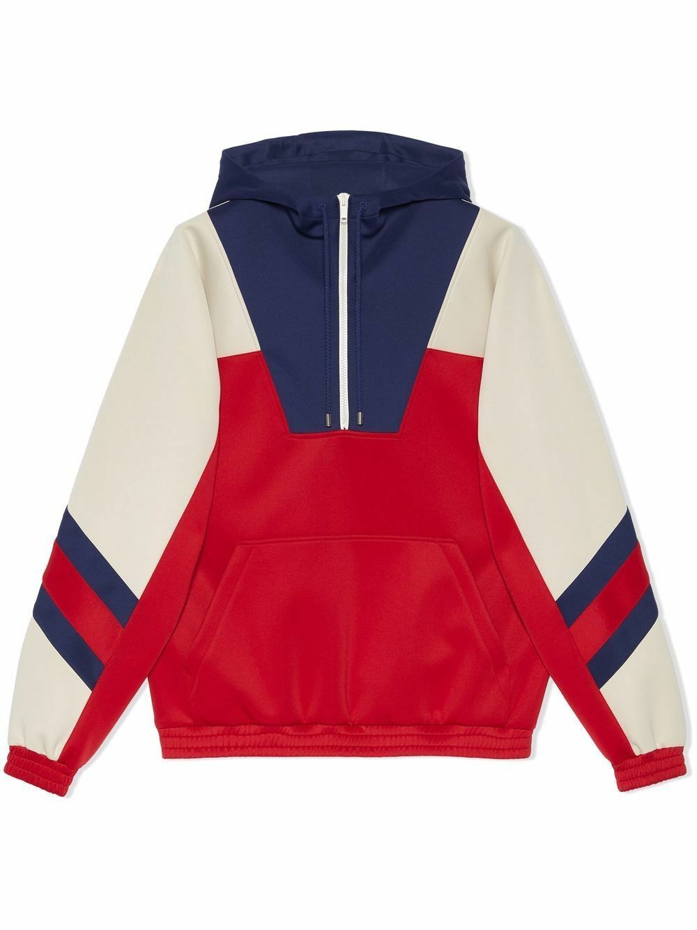 Gucci o1s1wg110225 Neoprene Half-zip Hooded Jacket in Multicolor Size US M / EU 48-50 / 2 - 1 Thumbnail