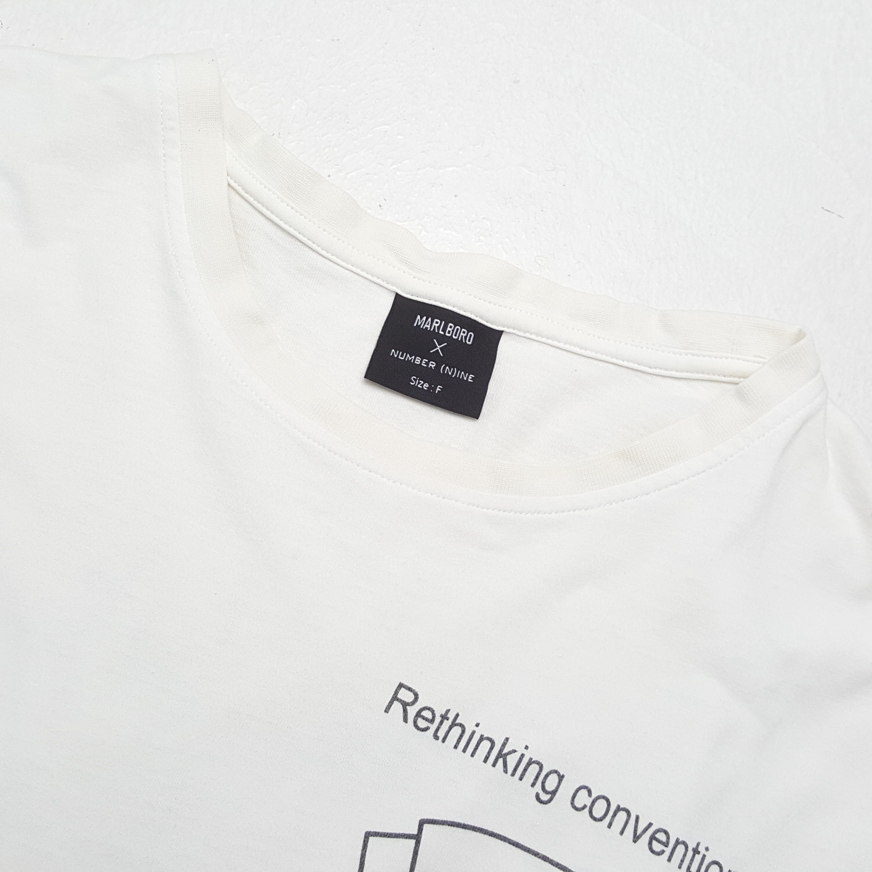 Marlboro × Number (N)ine × Vintage Vintage NUMBER (N)INE x MARLBORO Japanese Brand T-Shirt Size US L / EU 52-54 / 3 - 8 Thumbnail