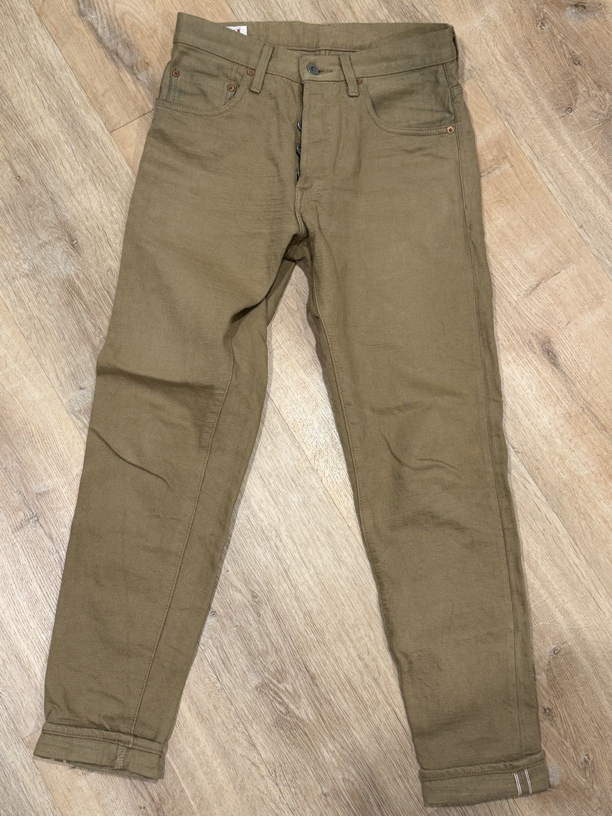 Oni Oni Denim Beige Selvedge Denim sz 28 Size US 28 / EU 44 - 1 Thumbnail
