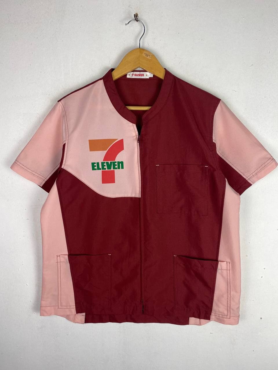 vintage 7eleven short sleeves jacket nice design