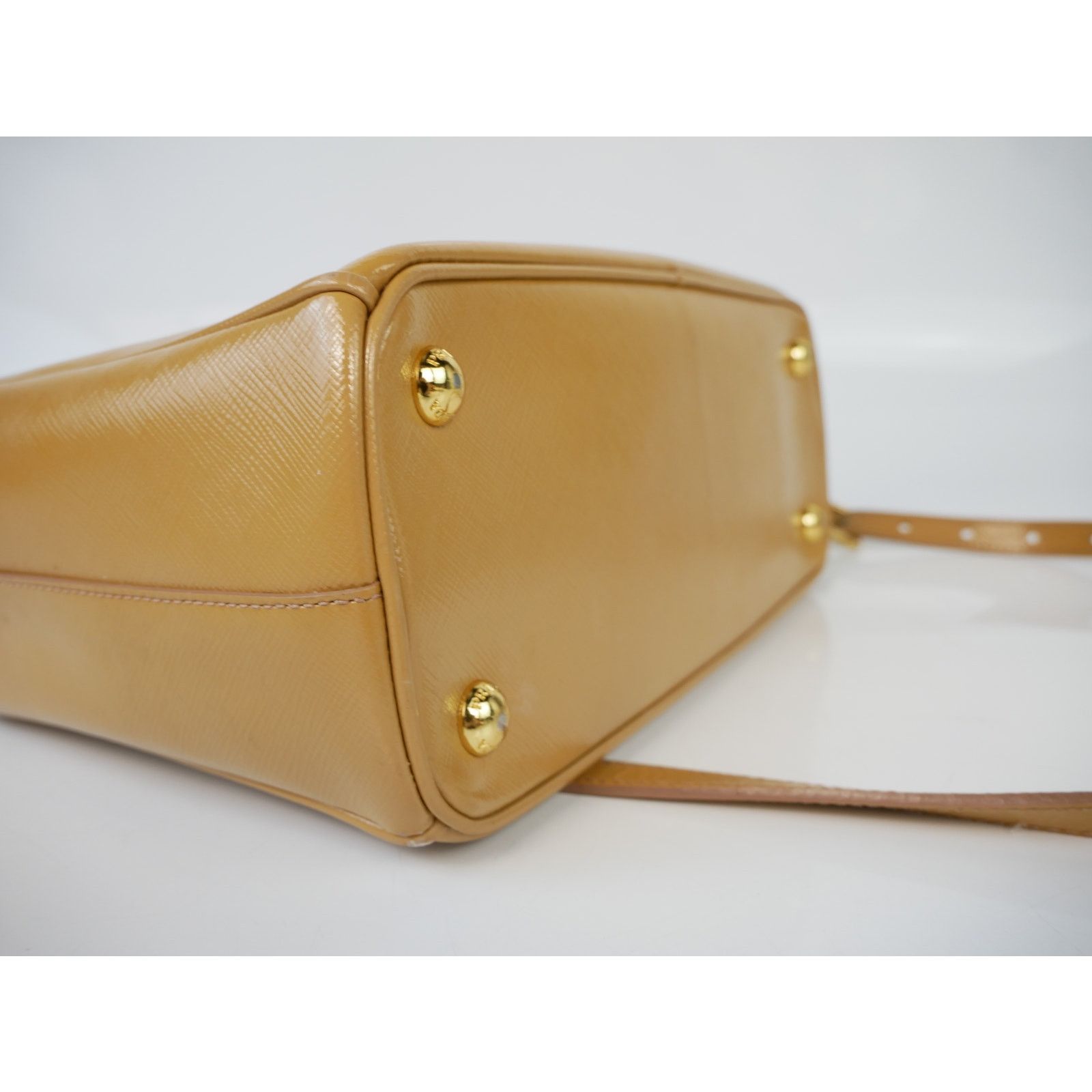 Prada Prada Caramel Saffiano Lux Leather Small Galleria Tote Size ONE SIZE - 5 Thumbnail