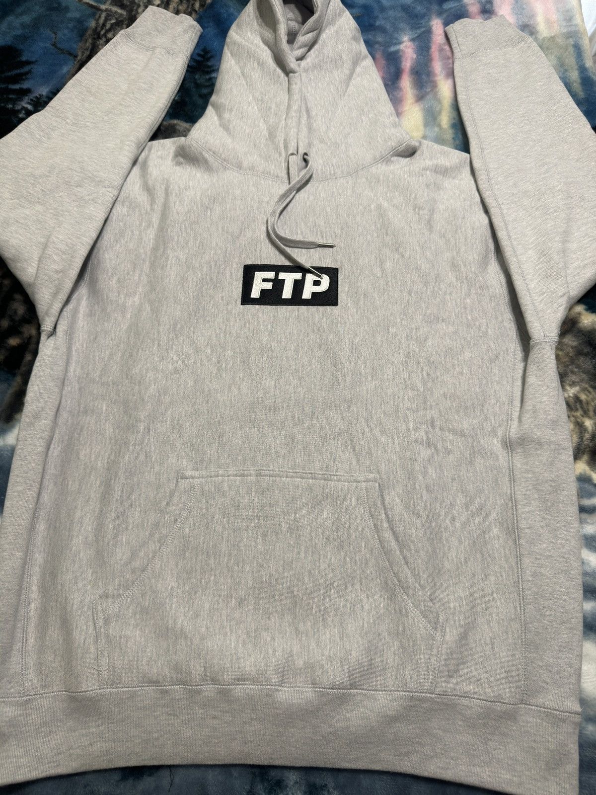 Fuck The Population FTP SLAP LOGO PULLOVER HOODIE (GREY XXL) | Grailed