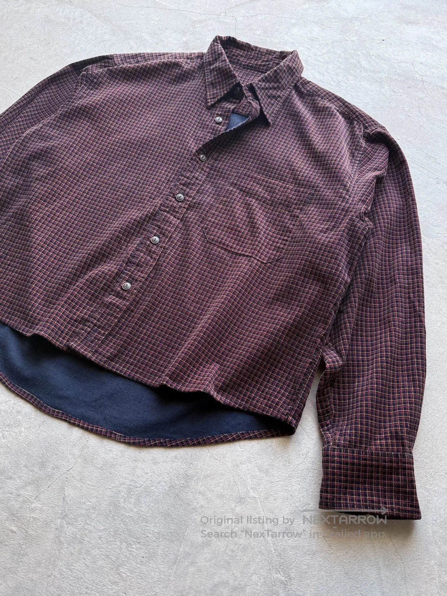 Vintage Vintage Remake Houndstooth Corduroy Shirt. Size US L / EU 52-54 / 3 - 2 Thumbnail