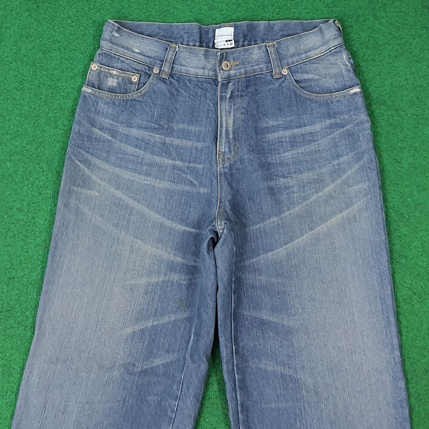 Number (N)ine Vintage Number Nine Japan Straight Denim Jeans C272N4 Size US 33 - 2 Thumbnail