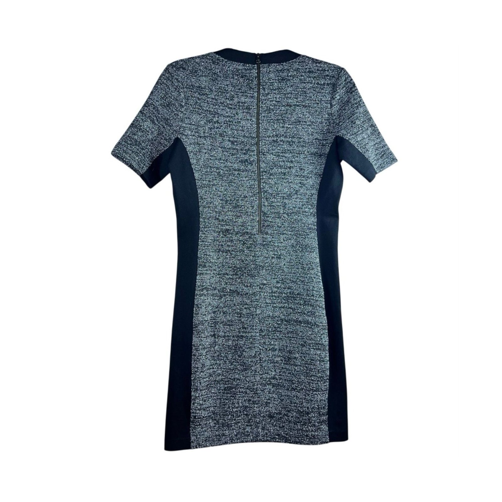 Other Halogen Marled Grey Bodycon Sheath Dress Petite 6 Size M / US 6-8 / IT 42-44 - 3 Thumbnail