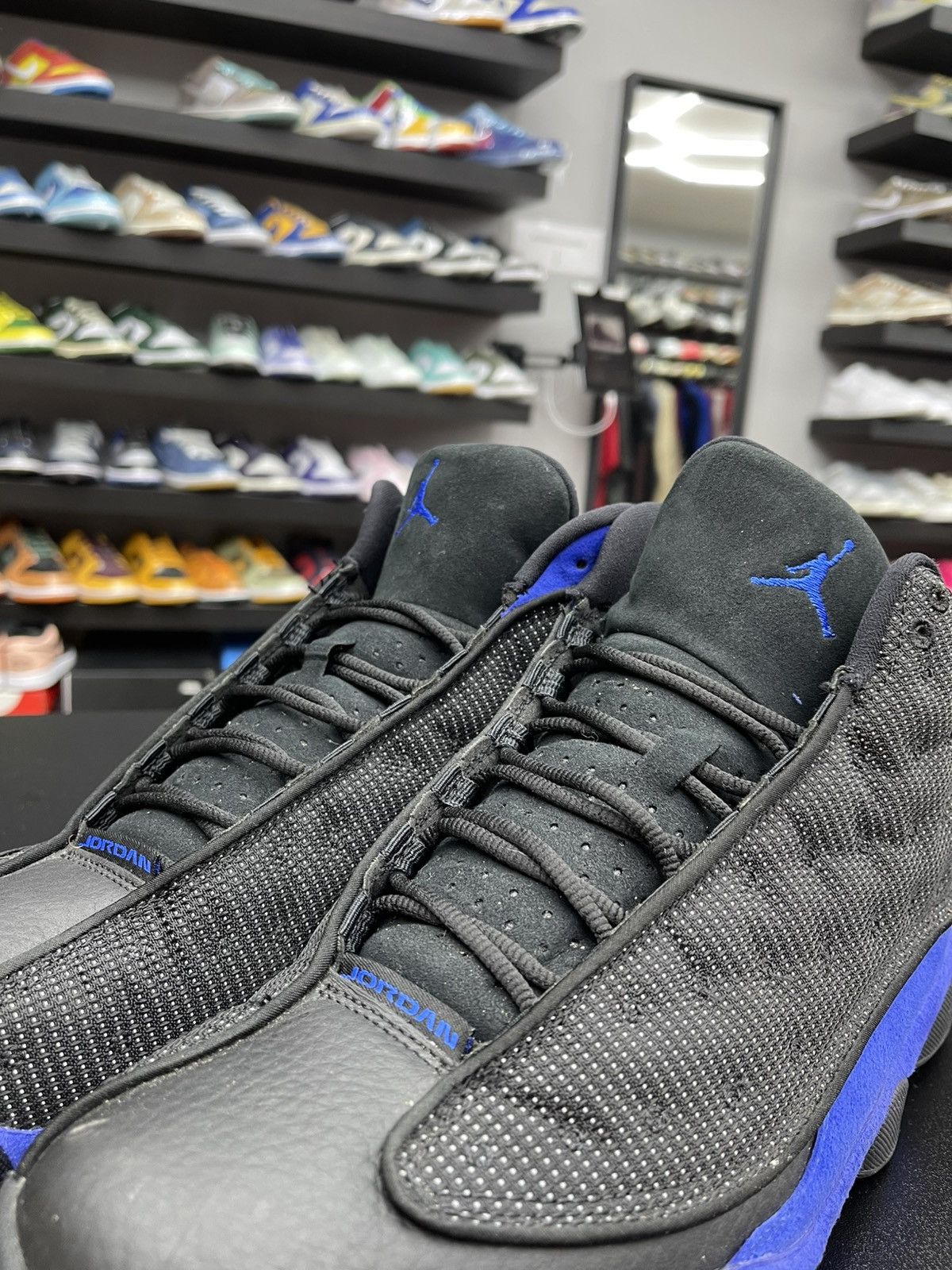 Jordan Brand Size 10.5 - Jordan 13 Black Hyper Royal Very Clean! Size US 10.5 / EU 43-44 - 6 Thumbnail