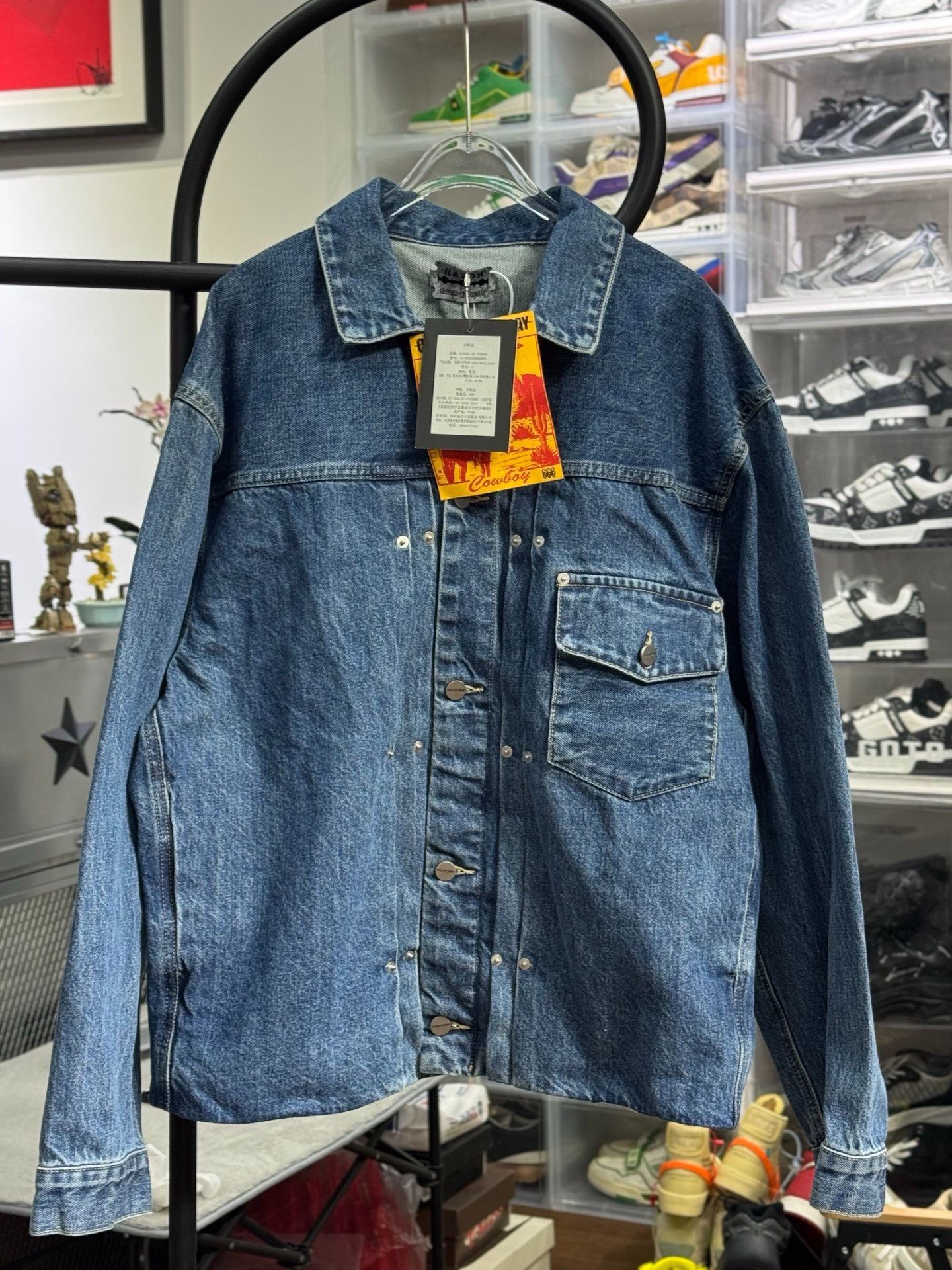Other Denim Light Jacket L Men Size US L / EU 52-54 / 3 - 1 Thumbnail